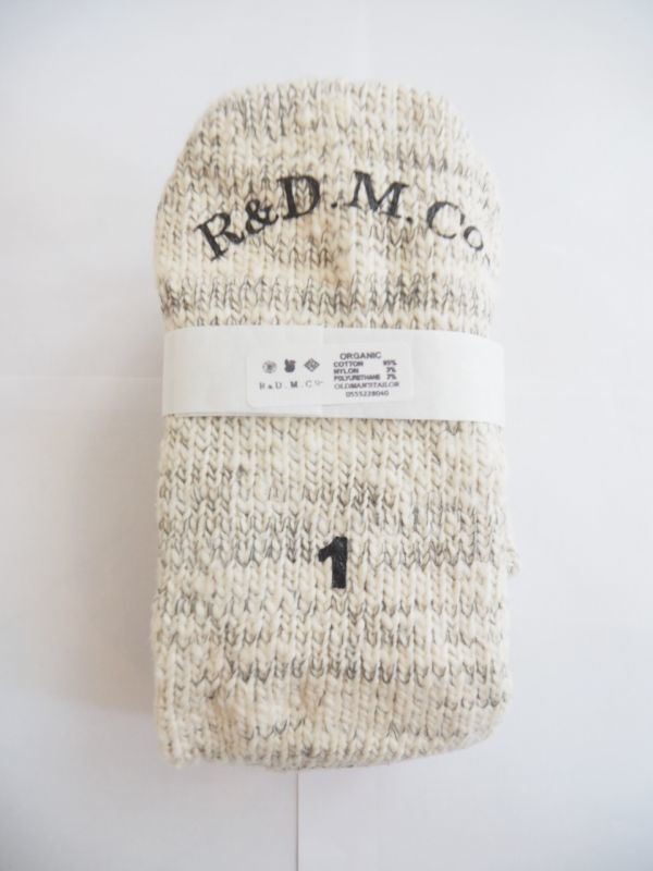 画像1: R&D.M.Co- / OLDMAN'S TAILOR ガラ紡Socks (1)