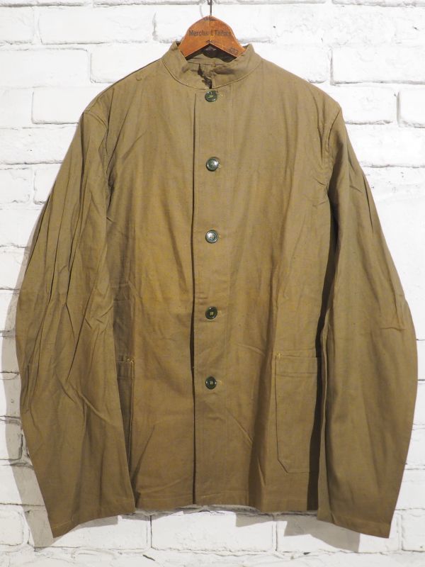 DEADSTOCK 60's CZECH ARMY STAND COLLAR WORK JACKET デッドストック