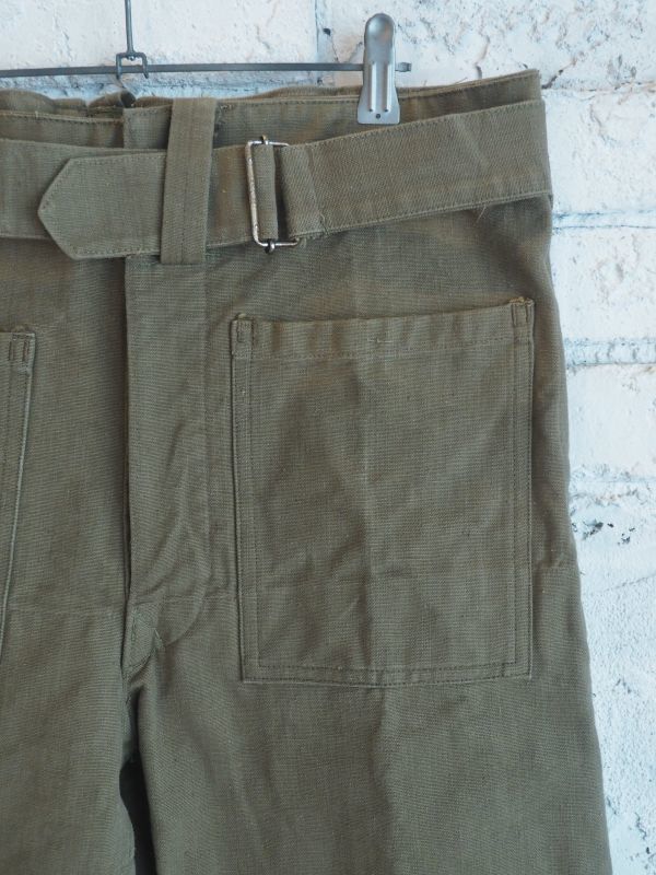 超目玉 French Trousers Army 1940s M-35 Motorcycle Pants メンズ