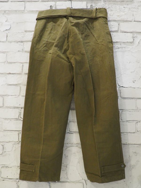 DEADSTOCK 60's FRENCH ARMY MOTORCYCLE PANTS デッドストック 60年代 