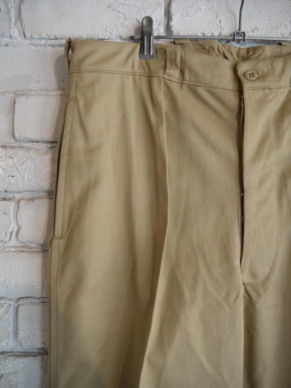 DEADSTOCK FRENCH ARMY M52 CHINO PANTS 後期 size35 デッドストック 