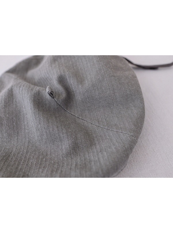 cauda volume beret gray コーダ ベレー イタリア グレー