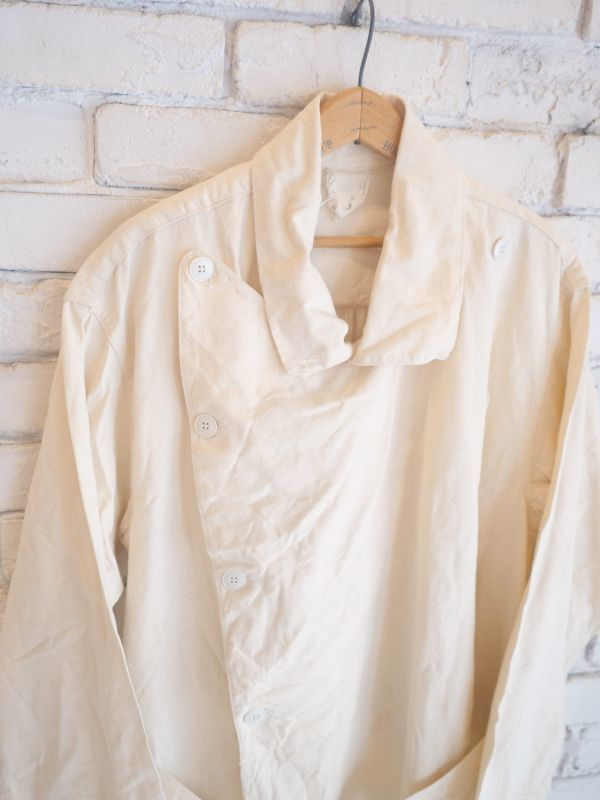 DEADSTOCK 50's FRENCH ARMY LINEN HOSPITAL COAT デッドストック50 