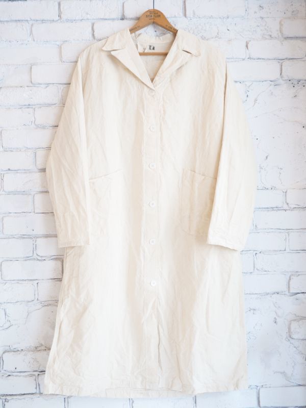 DEADSTOCK 50's FRENCH ARMY LINEN HOSPITAL COAT デッドストック 50