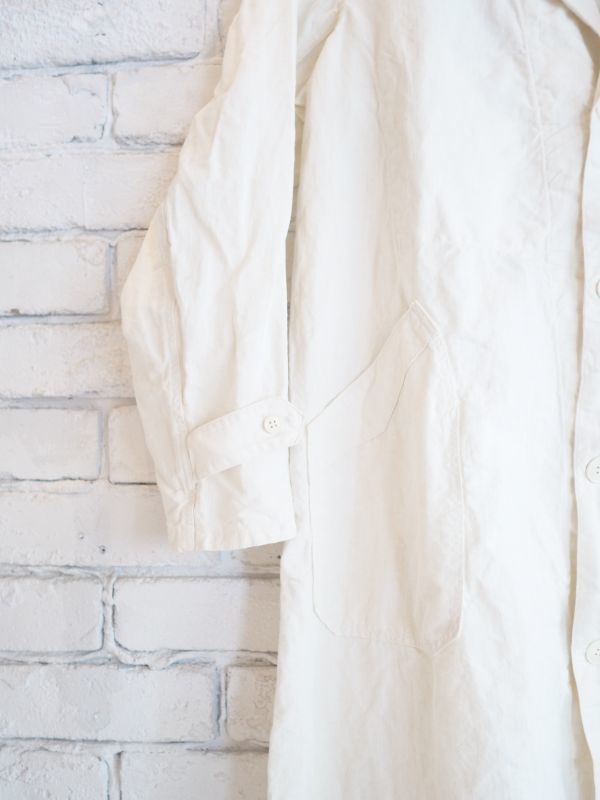 DEADSTOCK 50's FRENCH ARMY COTTON HOSPITAL COAT デッドストック 50 