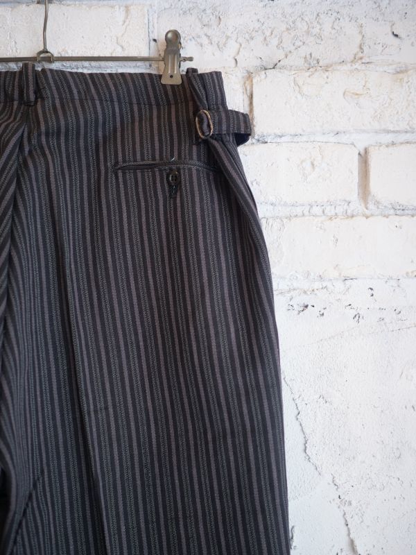 可愛すぎるフェミニンデザイン♪ 1940's 〜50's France stripe pants フレンチワーク 通販