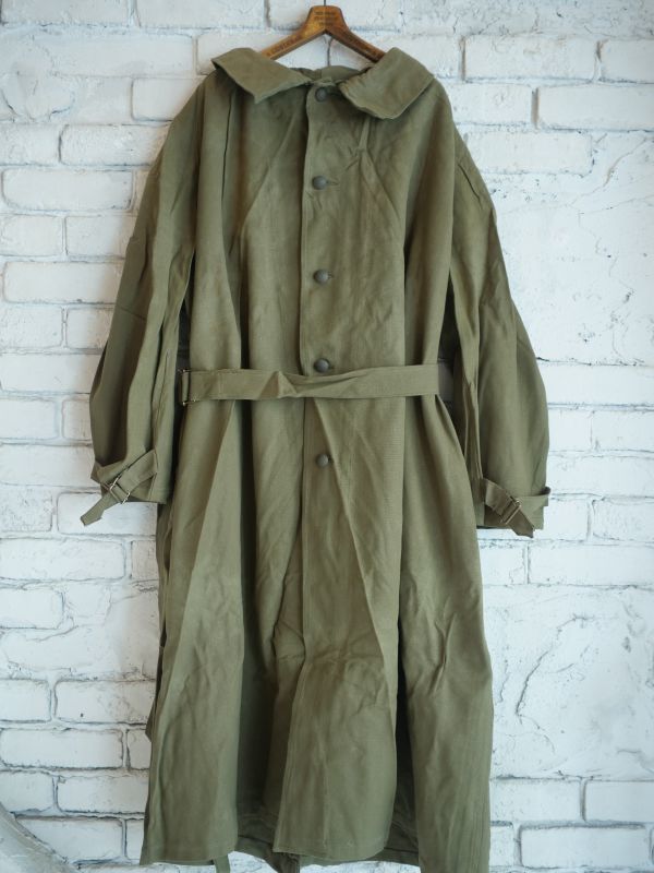 DEADSTOCK 50's FRENCH ARMY MOTORCYCLE COAT デッドストック 50年代 