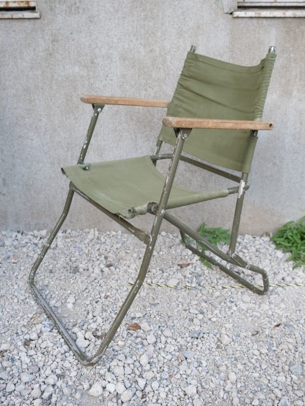 VINTAGE UK ARMY ROVER CHAIR ローバーチェア　1