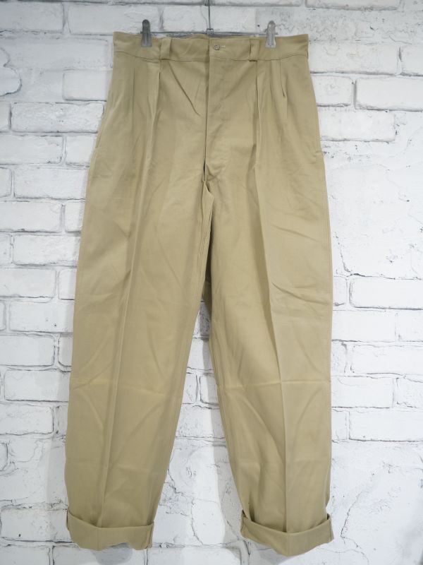 DEADSTOCK FRENCH ARMY M52 CHINO PANTS 後期 size45 デッドストック 