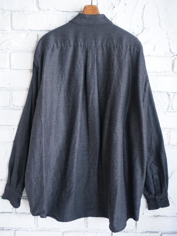 COMOLI 21SS ウールシルクシャツ サイズ1 シャツ トップス メンズ ホットセール