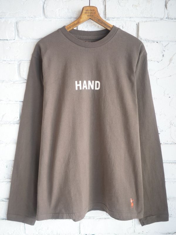 画像1: grown in the sun  グローインザサン L/S Tシャツ Belluria Exclusive Model "HAND-DRIP" ロングスリーブTシャツ 〝ハンド-ドリップ〟 (1)