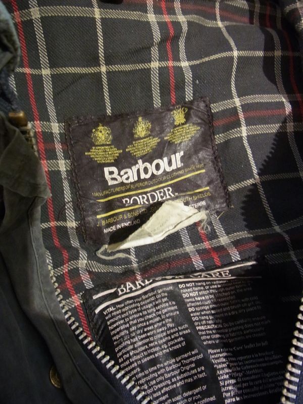 Vintage Barbour ヴィンテージ バブアー BORDER ボーダーG-12