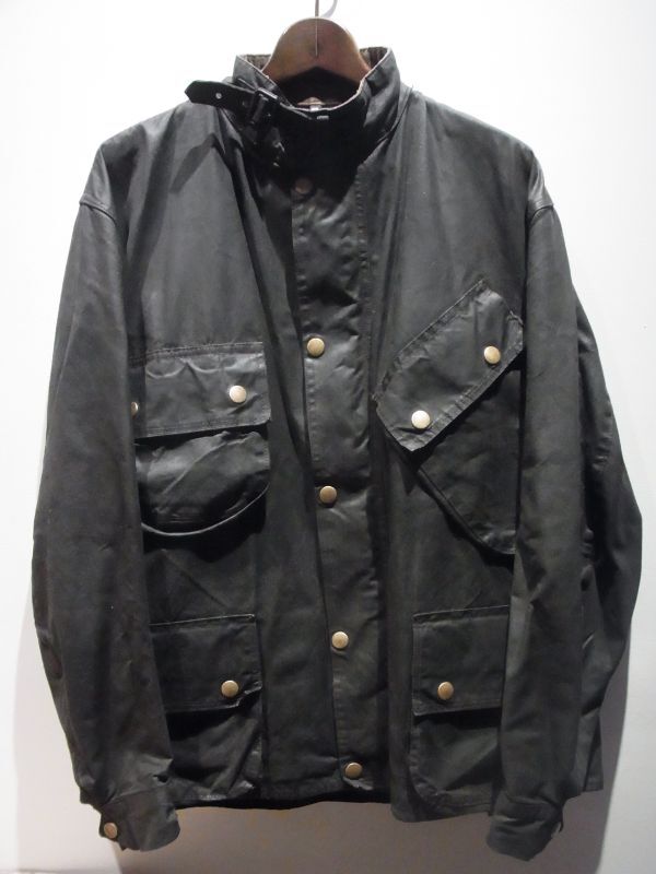 袖丈64【50s】Barbour インターナショナル　白タグ　バブアーインターナショナル