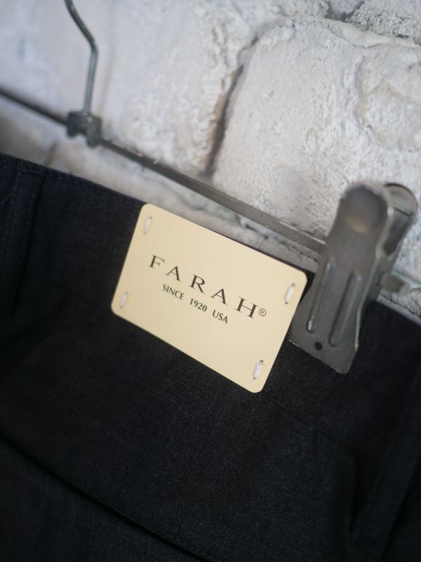 Farah Two-tuck Wide Tapard Pants ファーラー ツータックワイド 
