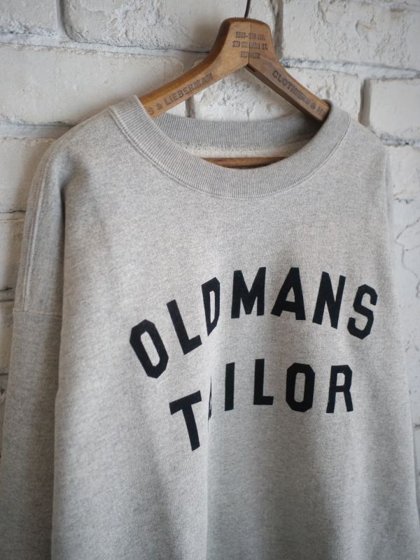 R&D.M.Co- / OLDMAN'S TAILOR OMT PRINT CREW NECK SWEAT オールド