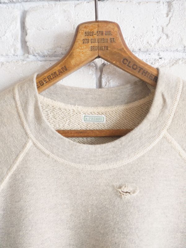 A.PRESSE Vintage Washed Sweat shirt ア プレッセ ヴィンテージウォッシュドスウェットシャツ (22SAP