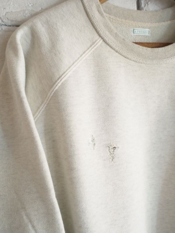 A.PRESSE Vintage Washed Sweat shirt ア プレッセ ヴィンテージウォッシュドスウェットシャツ  (22SAP-05-02M)