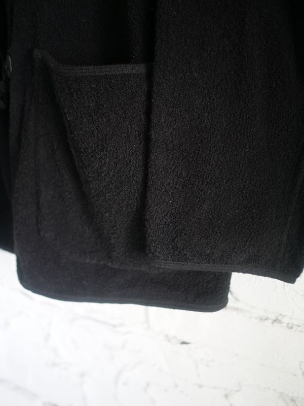 COMOLI シルクパイルスモーキングジャケット(V01‐01009)