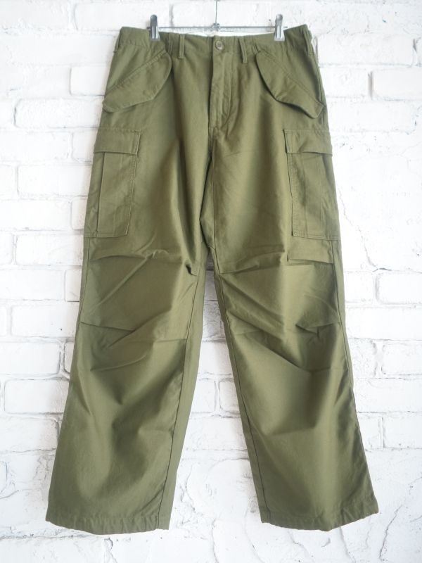 ファッション通販 YAECA M-51フィールドパンツ S-R OLIVE(SATIN) | www ...