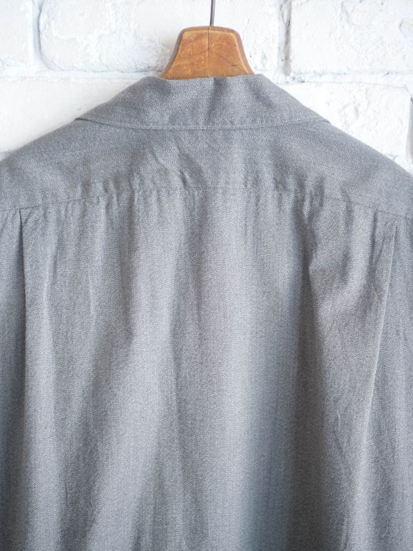 COMOLI ヨリ杢オープンカラーシャツ(V01-02020)