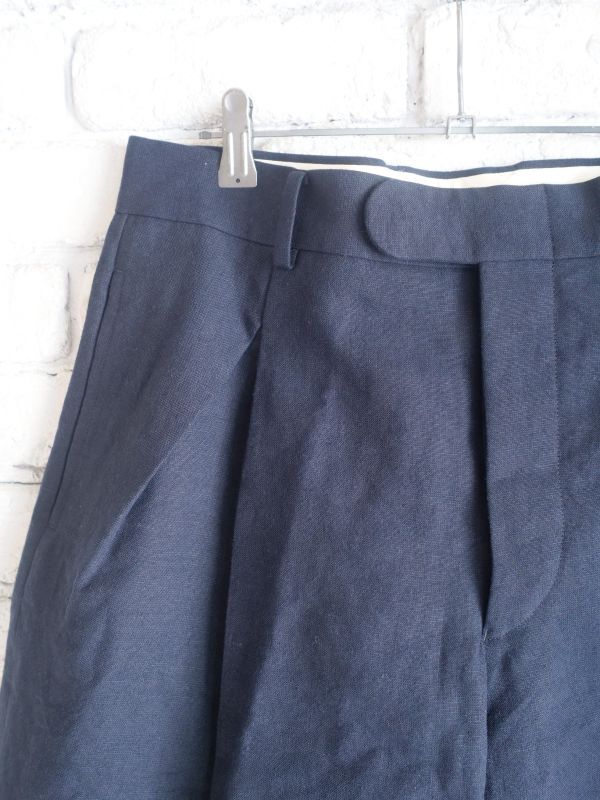 HERILL Linenwool Canvas Tack Shorts ヘリル リネンウールキャンバス