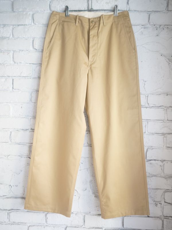【TIME IS ON】CHINO TROUSER  カーキ