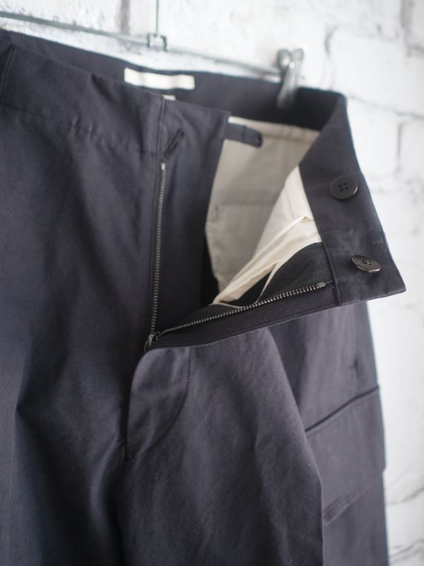 blurhms Washed Gabardine Super Wide 6P Slacks ブラームス