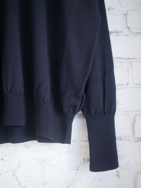 A.PRESSE L/S Knit Polo Shirt アプレッセ ロングスリーブニット