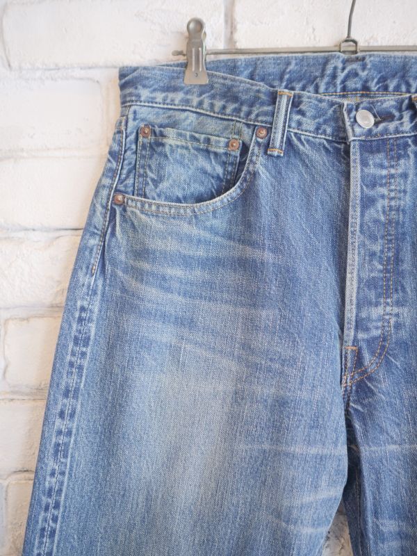 A.PRESSE Washed Denim Wide Pants 34 デニム+crystalchambers.co.uk