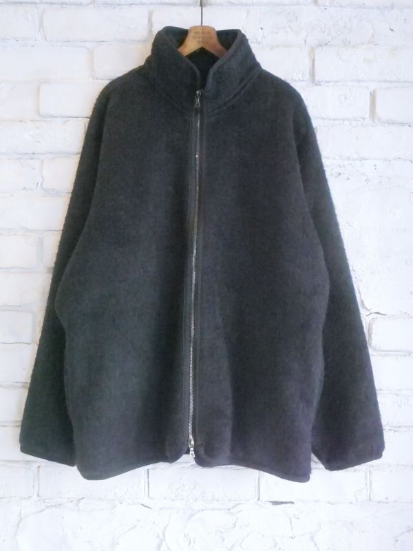 blurhms Cotton Silk Fleece ZIP Jacket ブラームス コットンシルクフリースジップジャケット (BHS22F025)