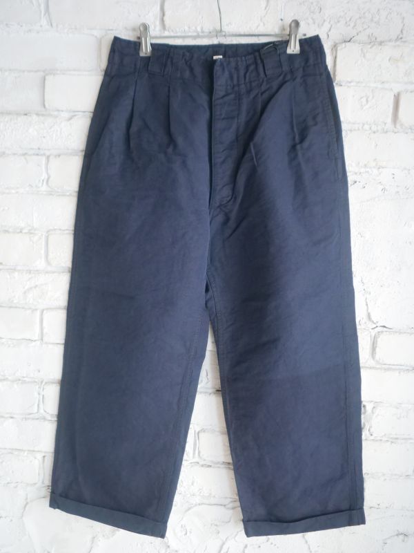 画像1: OUTIL pantalon nitry コットンリネンタックパンツ (OV-P010L) (1)