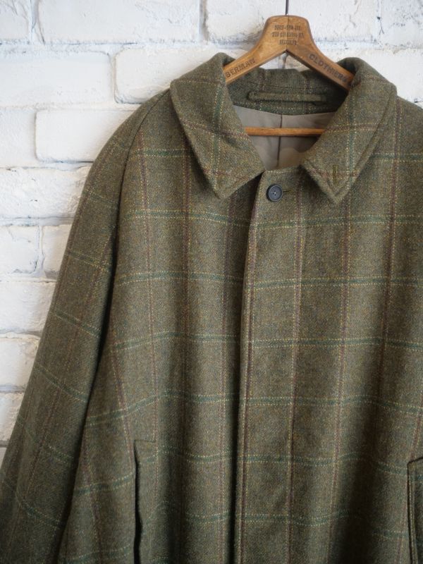 A.PRESSE Tweed Balmacaan Coat アプレッセ ツイードバルマカーン 