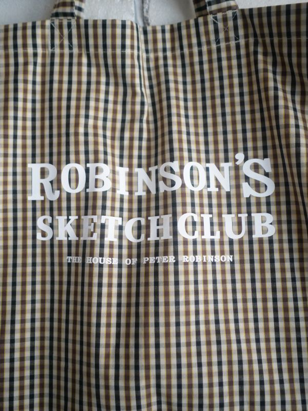 R&D.M.Co- / OLDMAN'S TAILOR ROBINSON'S CHECK SKETCH CLUB BAG