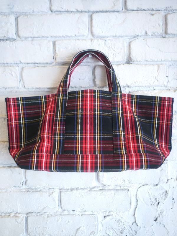 R&D.M.Co- / OLDMAN'S TAILOR TARTAN CHECK TOTE BAG  アールアンドディーエムコーオールドマンズテーラータータンチェックトートバッグ(S)（5731）