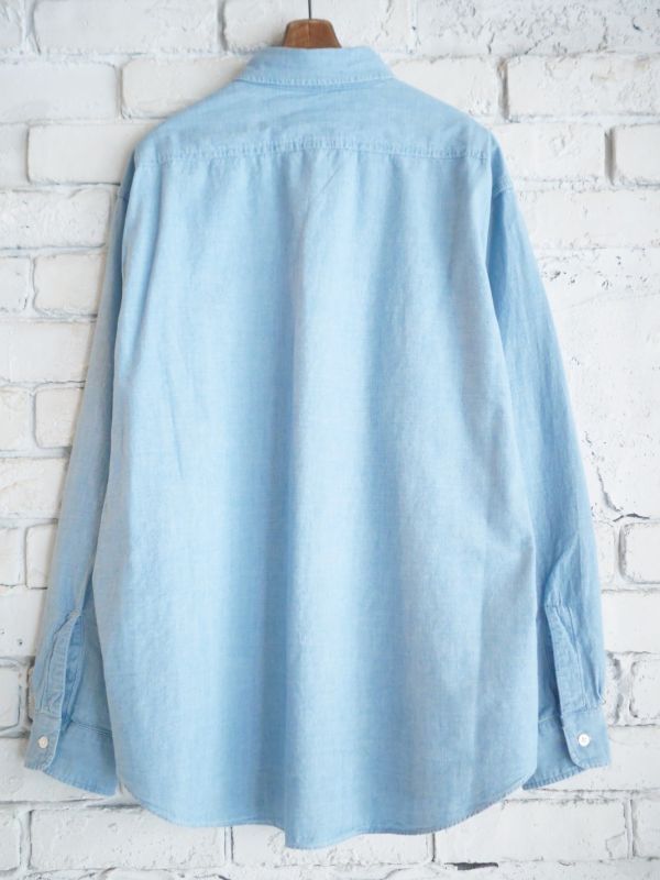 A.PRESSE アプレッセ Washed Chambray Shirt 3-