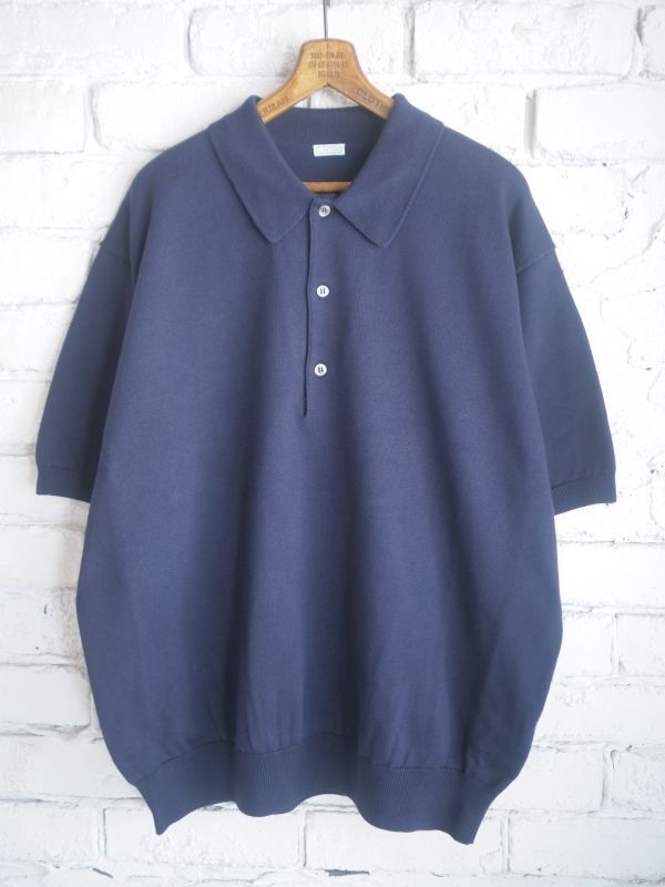 A.PRESSE Cotton Knit S/S Polo Shirts アプレッセ コットンニット ...