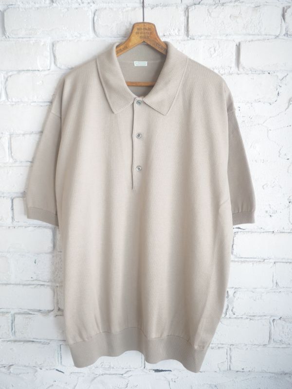 A.PRESSE Cotton Knit S/S Polo Shirts アプレッセ コットンニット 