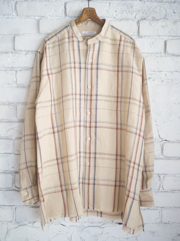 MAATEE&SON BAND COLLAR SHIRT 22ss