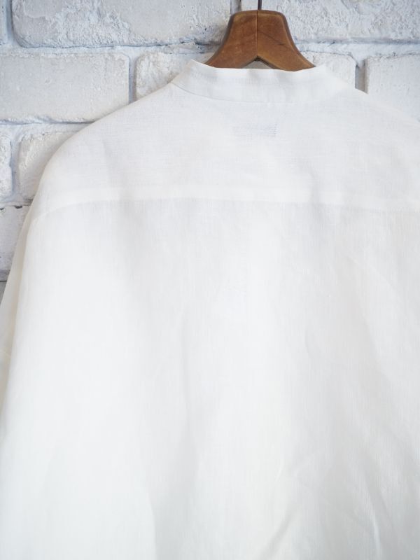 R&D.M.Co- / OLDMAN'S TAILOR DENSELY LINEN HALF SLEEVE OVERSIZE