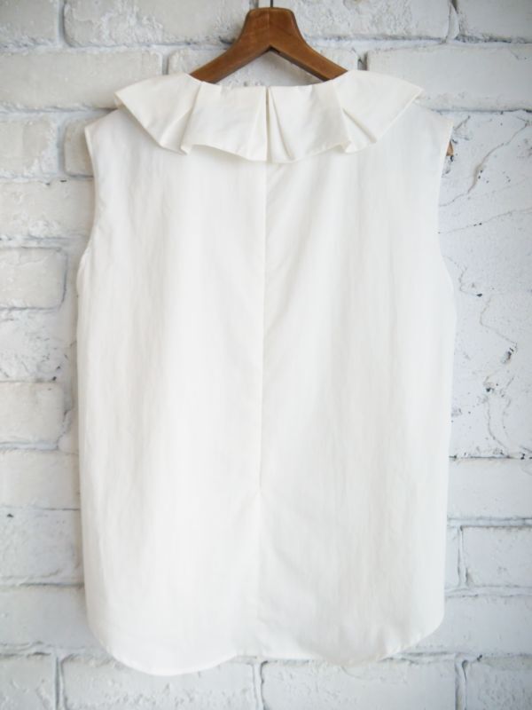 R&D.M.Co- / OLDMAN'S TAILOR COTTOY TWILL FRILL COLLAR NO SLEEVE