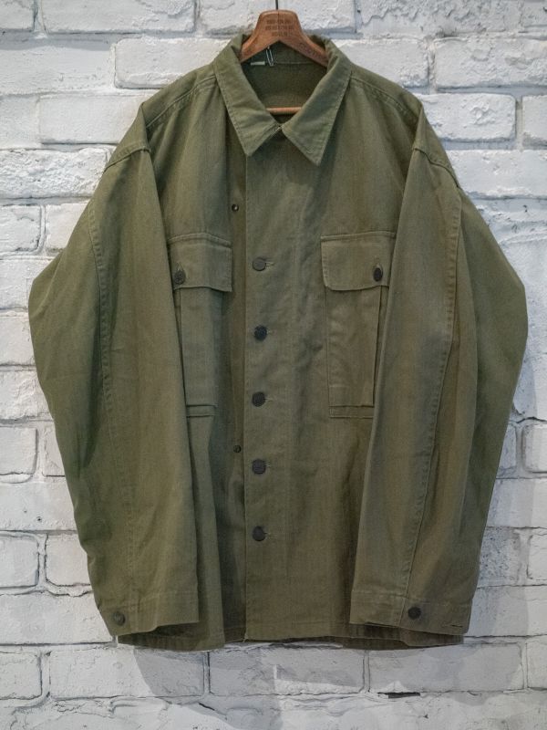 VINTAGE 40's U.S.ARMY HBT JACKET ヴィンテージ40年代 ヘリンボーン ...