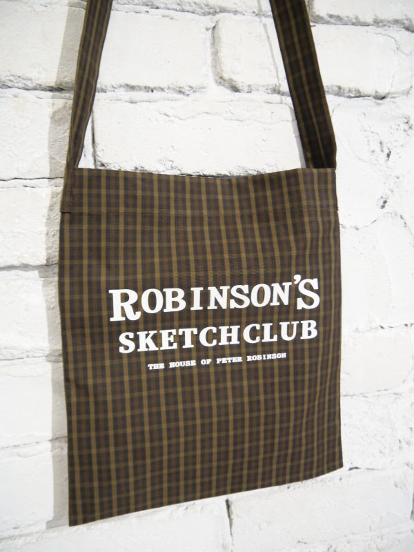 R&D.M.Co- / OLDMAN'S TAILOR ROBINSON'S CHECK SHOULDER BAG オールド