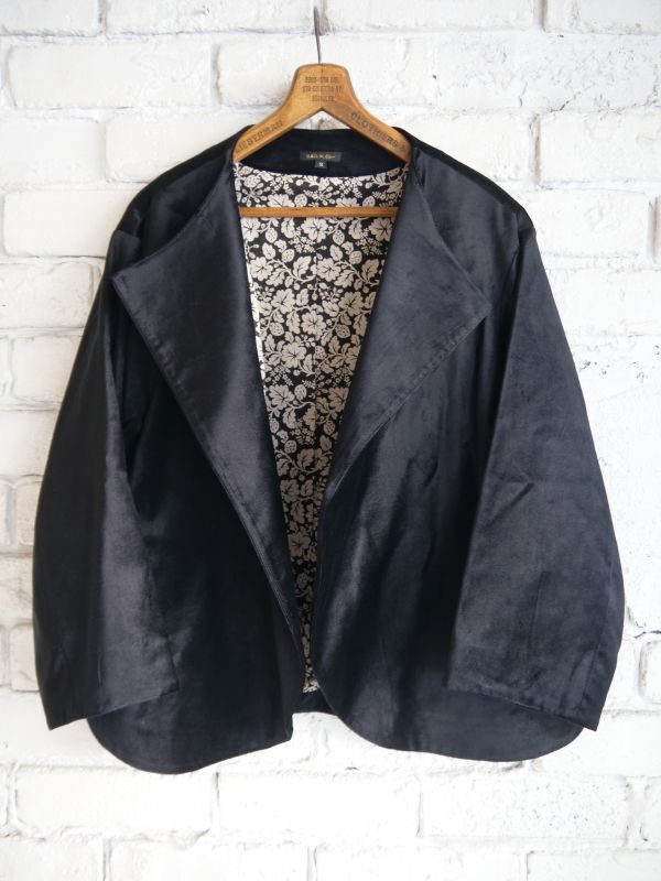 R&D.M.Co- / OLDMAN'S TAILOR WILD BERRY VELVET OVERLAP JACKET ...