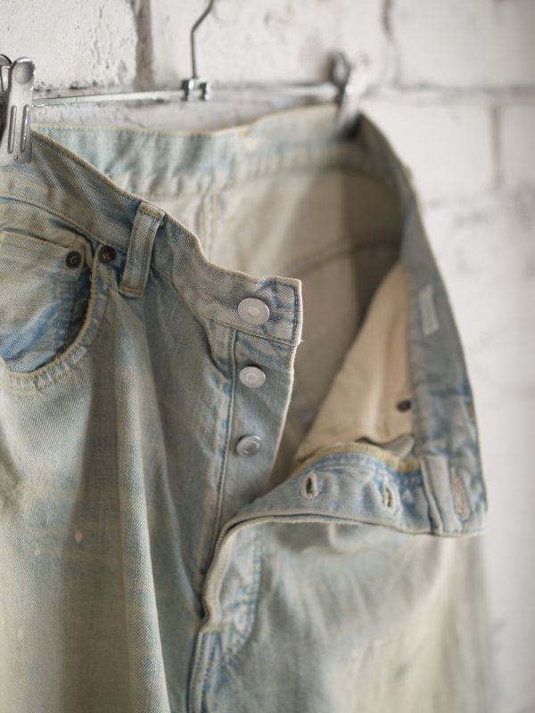 A.PRESSE Washed Denim Wide Pants アプレッセ ウォッシュドデニムワイドパンツ(24AAP-04-18H)