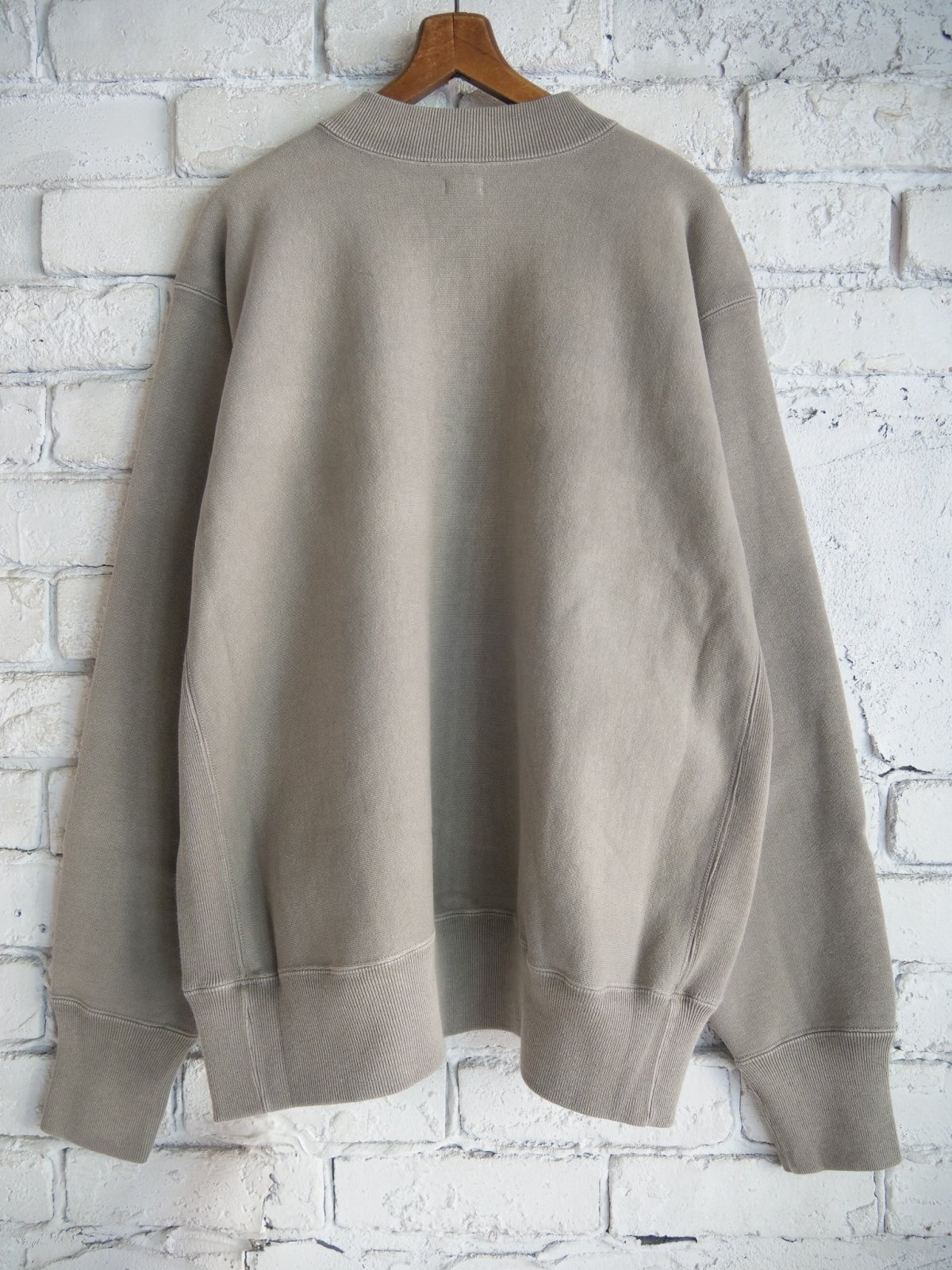 A.PRESSE Vintage Half Zip Rib Collar Sweatshirt アプレッセ