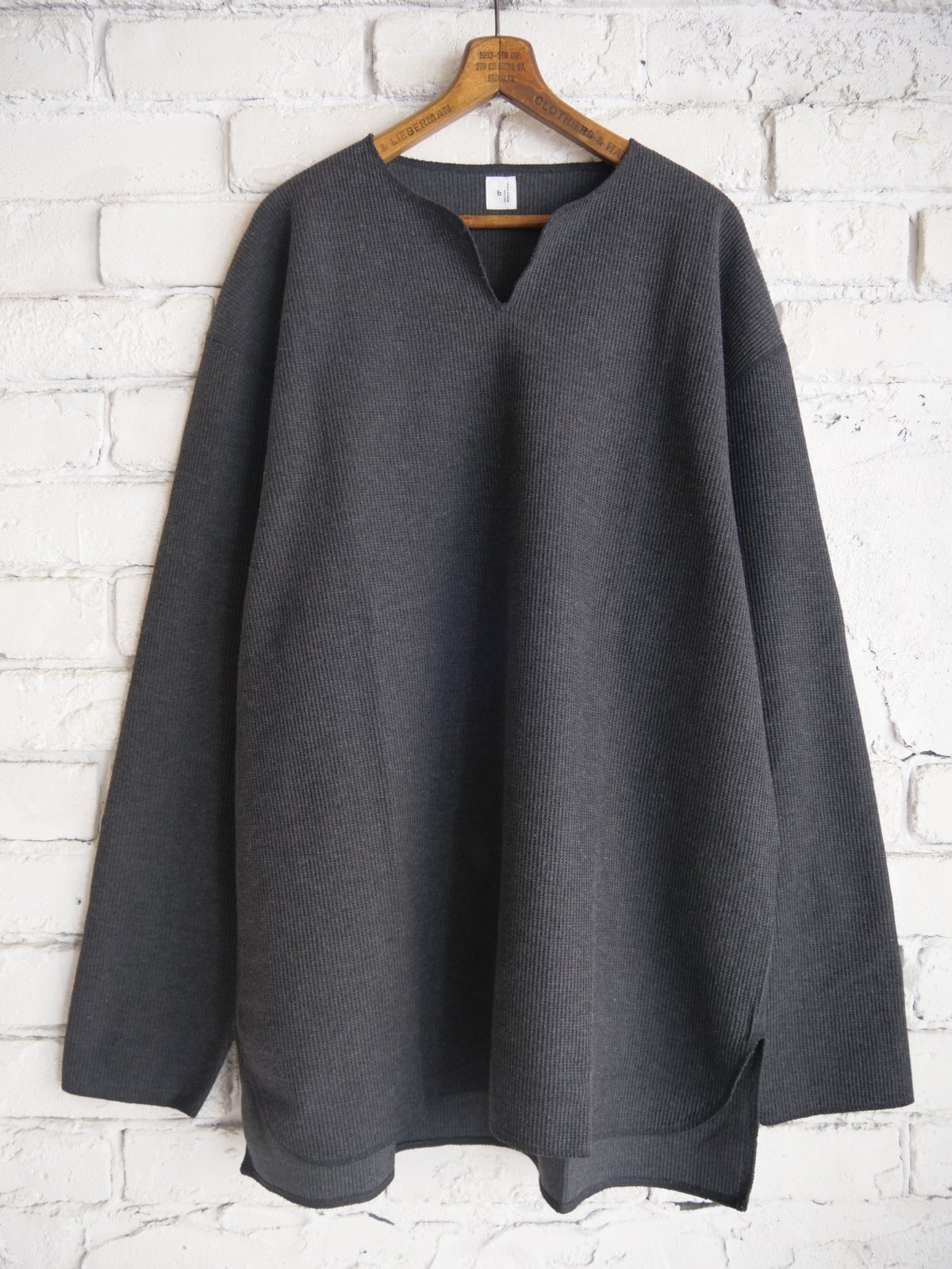 ブラームス　ルーツストック　ラフ＆スムーズサーマルオーバーネック L/S blurhmsROOTSTOCK Rough ＆Smooth Thermal Over Neck L/S