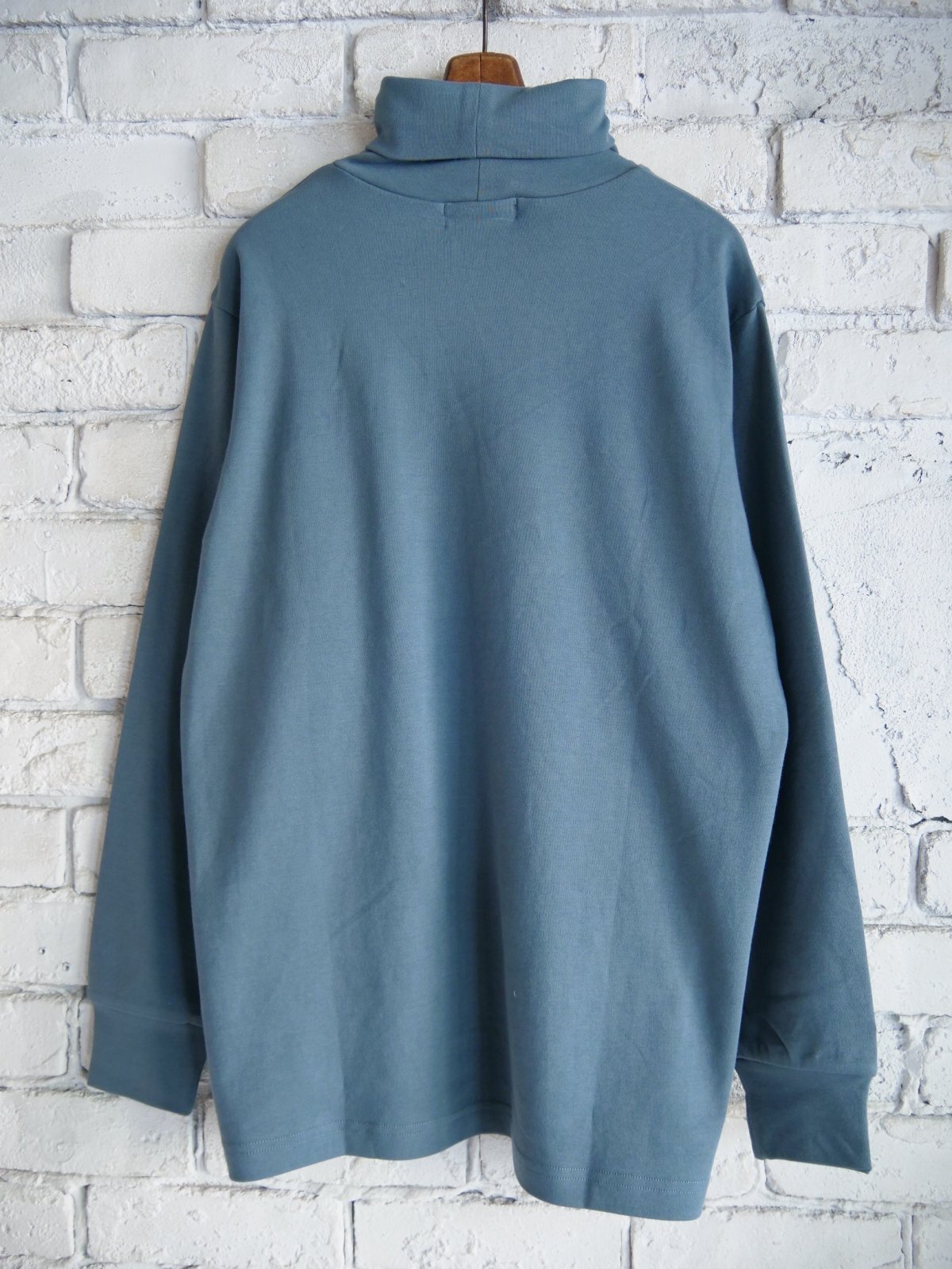 71ブレインタートル DRESS Cotton Plain Turtle neck ドレス コットンプレーン
