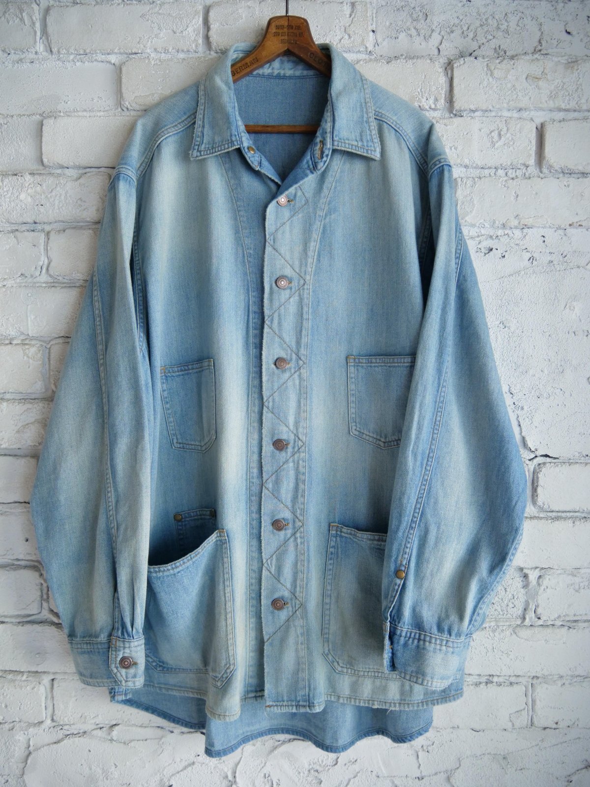 maatee&sons デニムシャツカバーオール MAATEE&SONS DENIM SHIRTS COVERALL マーティーアンドサンズ