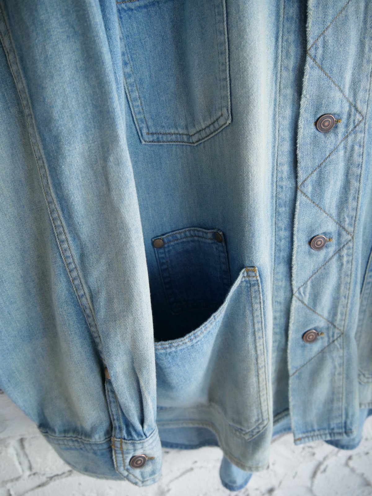 MAATEE&SONS DENIM SHIRTS COVERALL マーティーアンドサンズ